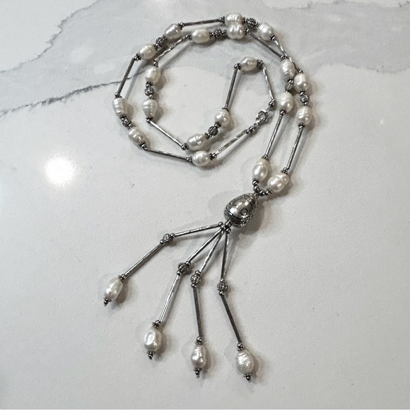 Hand Made Fresh Water Pearl Necklace - Picture 5 of 8